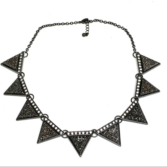Jewelry - Triangle Collar Necklace Aztec Tribal Gothic Black